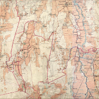 Hradsekonomisk karta Hova, fltmtt 1877-1882